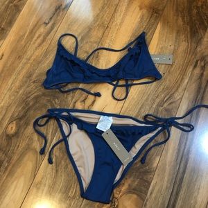 NWT jcrew ruffle bikini